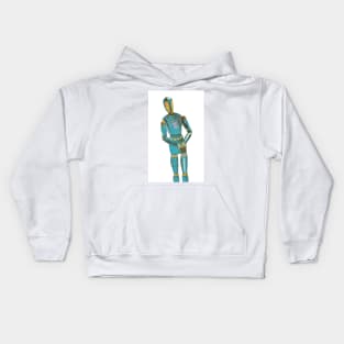 Pencil robot Kids Hoodie